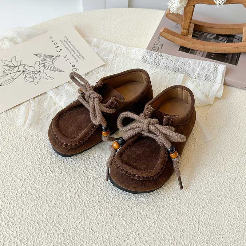 Childrens Flatbottomed Birken Shoes Spring and Autumn Leisure Suede Flatbottomed Nonslip Fashion Shoes for Boys and GirlsT251101