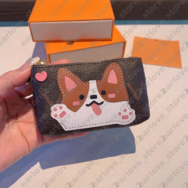 Designer Bag Vintage Pattern Coin Purse Cartoon Character Storage Pouch Painted Print Mini Coin Purse Portable Key Case Classic Headphone Case DLD2511015