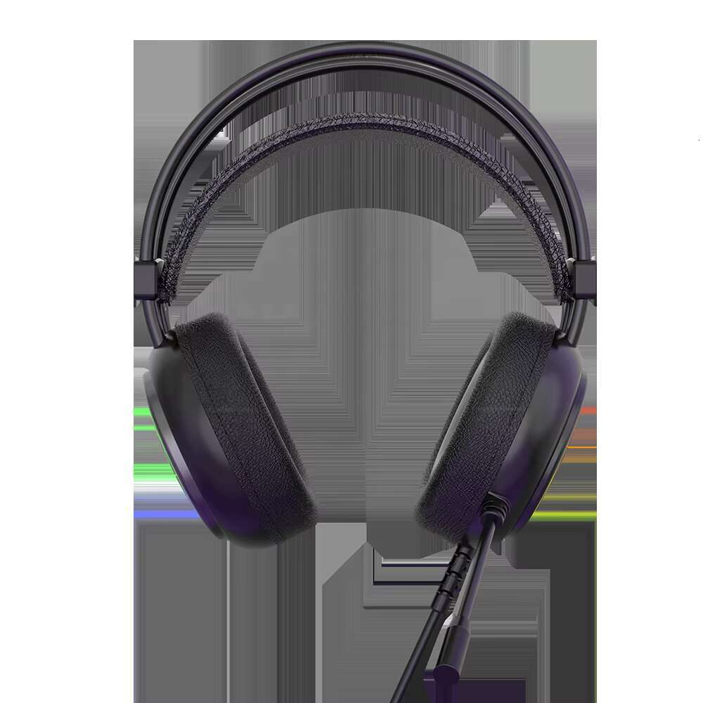 Cool RGB Earphone Metal Frame Soft Sponge Ergonomic Design LED 7.1 Surround Sound System Gaming Headset with Flexible Microphone