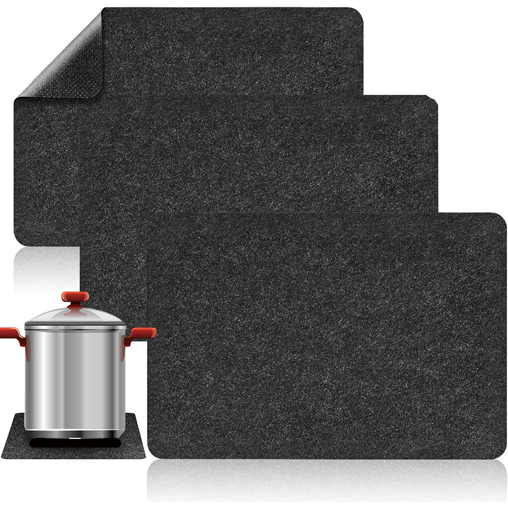 Kitchen Countertop Air Fryer Heat-resistant Mat Silicone Anti Slip Protective Placemats Desktop Coffee Machine Waterproof Pad Fabric