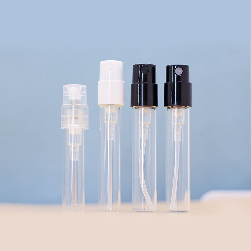 Mini Bayonet Glass Fragrance Sample Tester Bottles 1ml 2ml Perfume Spray for Personal Care Mini Bayonet Glass Bottles
