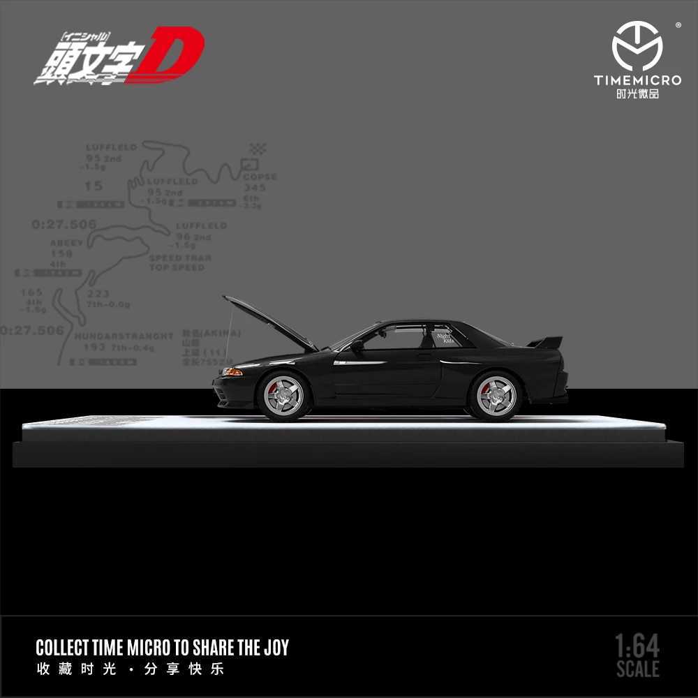 TimeMicro1 64 D GTR R32 sports car die-casting model car a simulated alloy car model for collection display and gift giving X250402