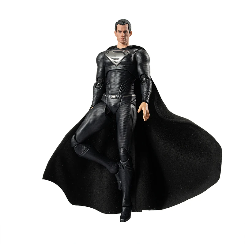Fondjoy DC Comics Black Superman 1/9 Action Figure Wholesale - Justice League Collectible Model Kit with Movable Joints, Bulk Stock for Retailers