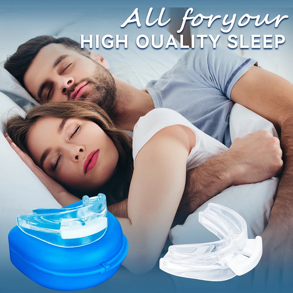 EVA AnitSnore Mouthpiece Soft Silicone Portable Snore Device That Work Sleep Stop Apnea Mouth Guard Stopper For Men Women 251031