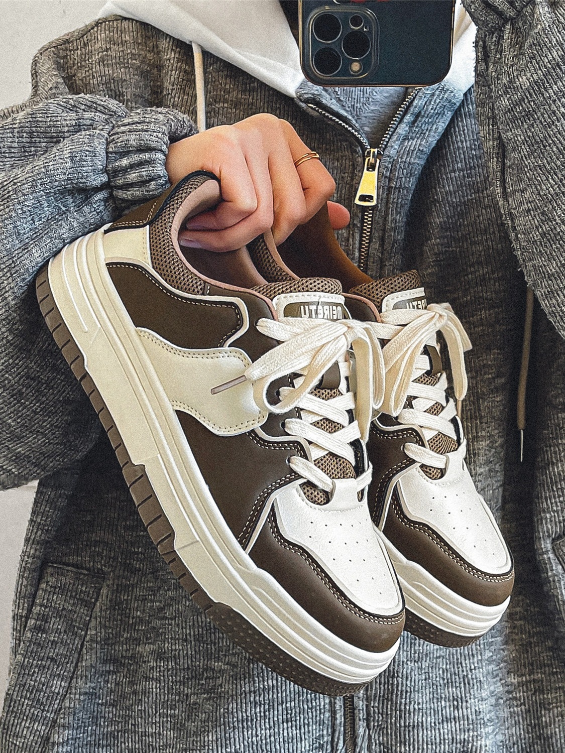 Minimalist Style Mens Shoes 2025 Spring Summer New Trendy Casual Unisex Sneakers Platform Sports Shoes For Men free shipping