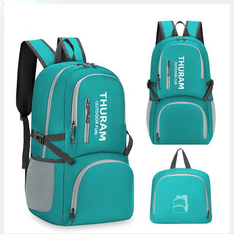 35L Waterproof Foldable Bag Camping Light Weight Bag Packable Hiking Sports Outdoor Travel Backpacks DaypacksC250407