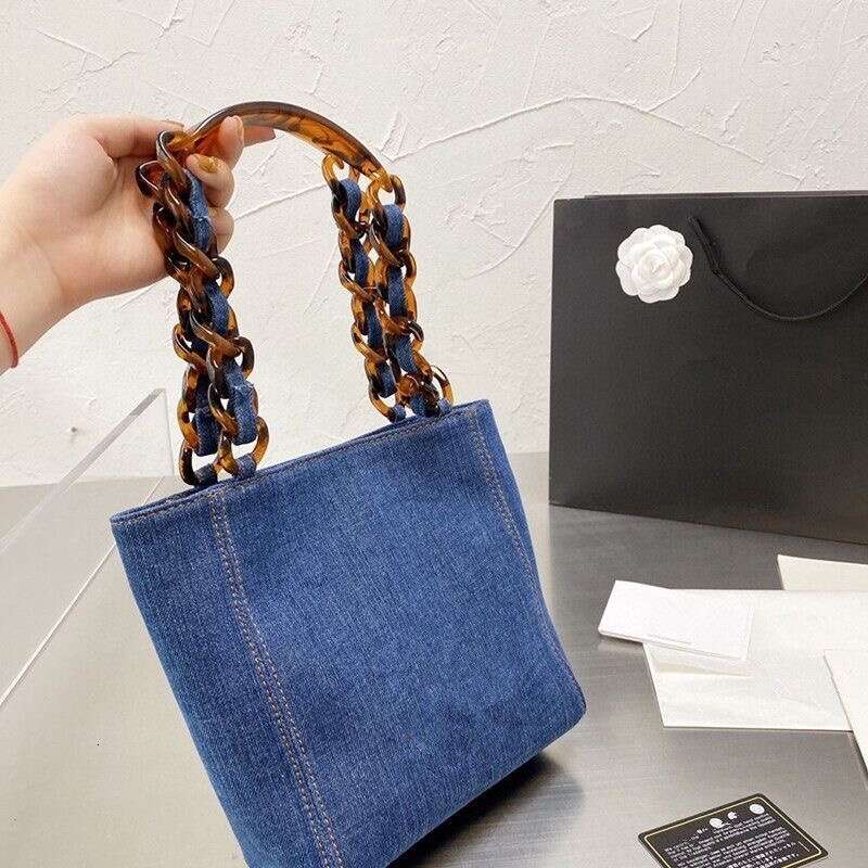 Luxury Handbag Women's Bags 2025 New Cowboy Vintage Tote Single Shoulder Handbag Casual Versatile Large Capacity Glass Chain Bag For Women Handba