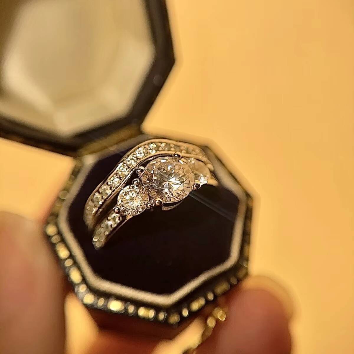 Original Design Custom Fine Jewelry Moissanite Diamond Rings Engagement Wedding Ring Factory Offers 10k 14k 18k Gold