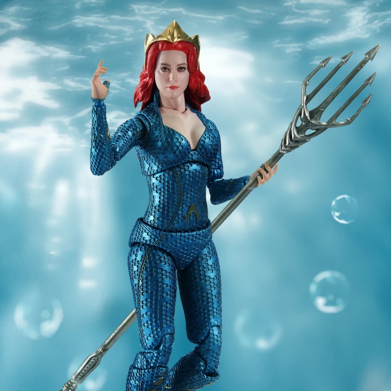 Fondjoy DC Comics Mera Aquaman 2 1/9 Action Figure Wholesale - Collectible Model Kit with Movable Joints, Bulk Stock for Retailers