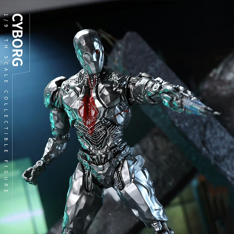Fondjoy DC Comics Cyborg Victor Stone 1/9 Action Figure Wholesale - Collectible Model Kit with Movable Joints, Superhero Bulk Stock for Resellers