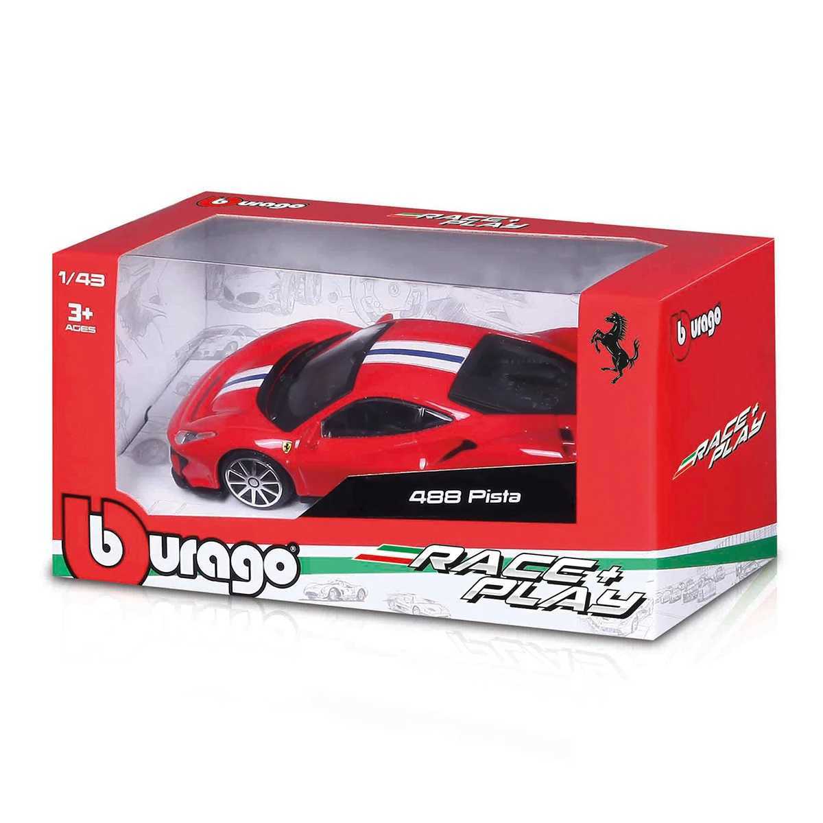 Burgo 1 43 Ferrari 488 F40 599 250 458 F12 Portofino 812 Roma SP1 SF90 F8 246 Enzo Static Simulation Diecast Alloy Model Car Z250402