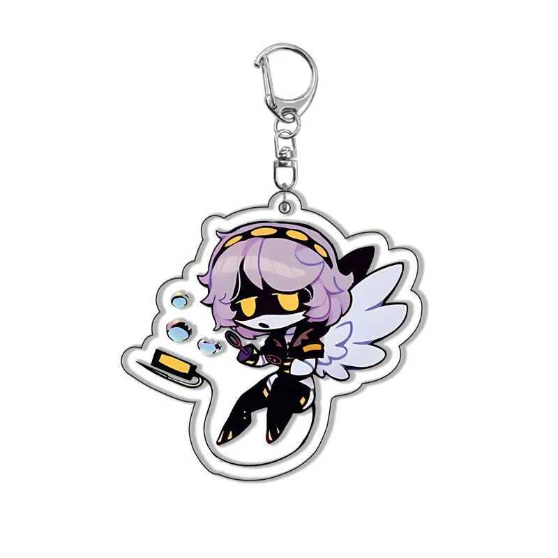 Murder drone cartoon character keychain Uzi N V J Doll Tessa cute bag charm fan gift pendant Chaveio car keychain W250402