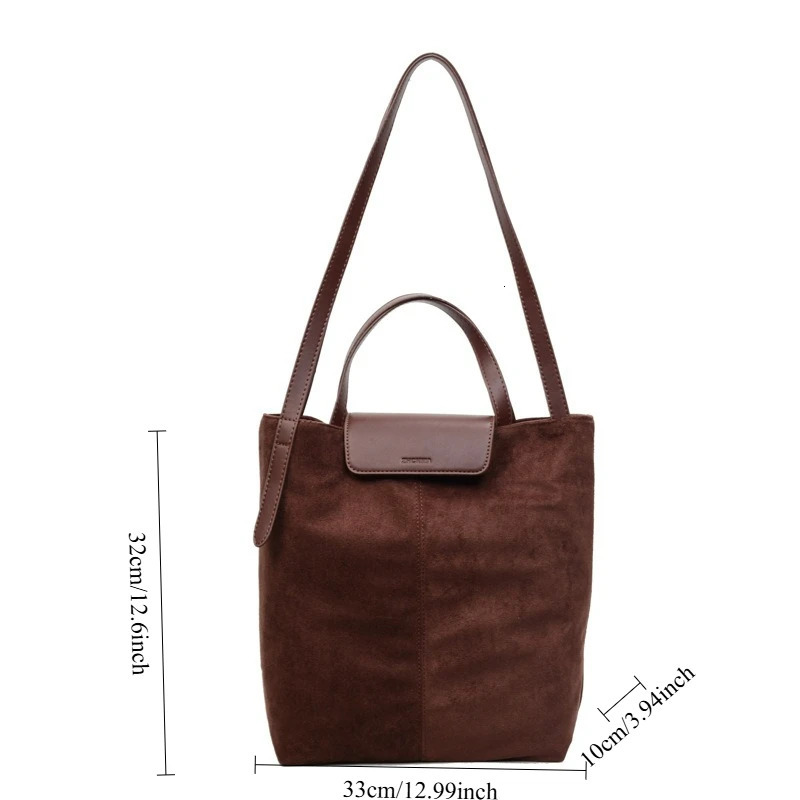 Fashion Matte Vintage Shoulder Bag Small Simple Crossbody Bucket Bag for Women Comfortable and Versatile Texture Storage Bags 251030