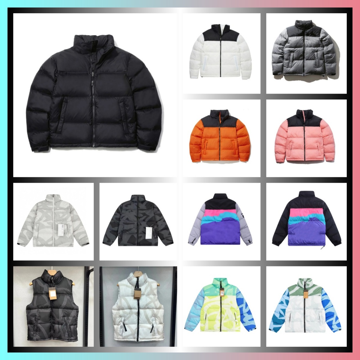 Northfacepufferjacket Designer Mens Down Jackets Coats North Puffer Jackets Unisex Long Sleeve Zipper 700 FillDown Stowable Hood WaterRepellent Finish NF 999