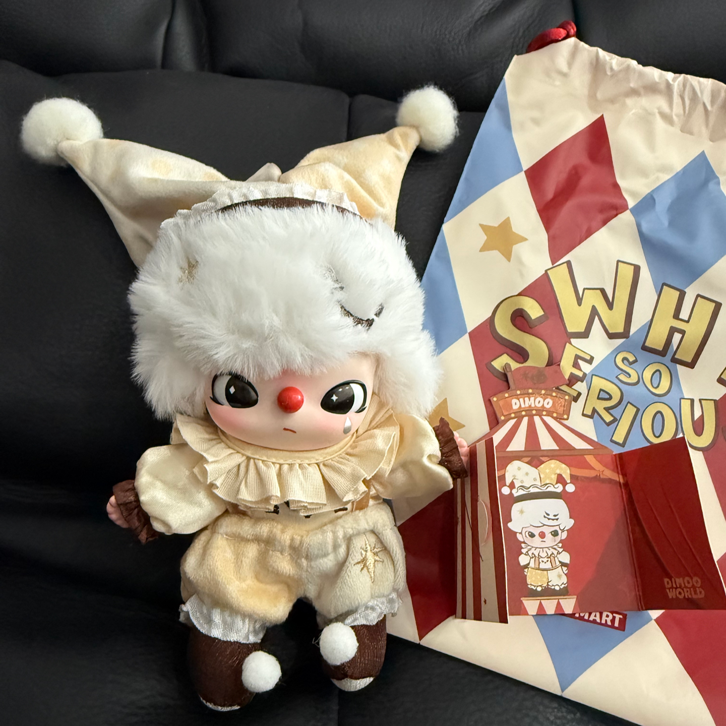 Hot Sale PPMT Halloween Why so Serious Series Juggling Clown Rainbow Jelly Bean Bubblegum Moonlit Mask Mini LABUBU Cute Vinyl Plush Pendant Blind Box 