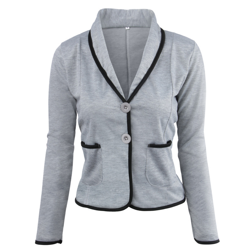 D331Stylish Korean-Inspired Casual Blouse Jacket for Ladies - Perfect for Cool Season Layering
