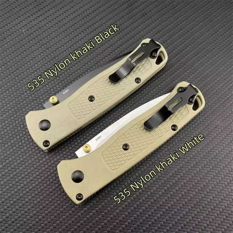 BM 535 Bugout Multi EDC Folding Knife Handle Drop Point Ultra Light Outdoor Hunting Camping Fishing Bag ToolW250402