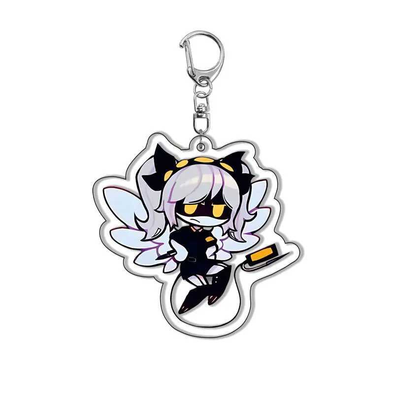 Murder drone cartoon character keychain Uzi N V J Doll Tessa cute bag charm fan gift pendant Chaveio car keychain W250402