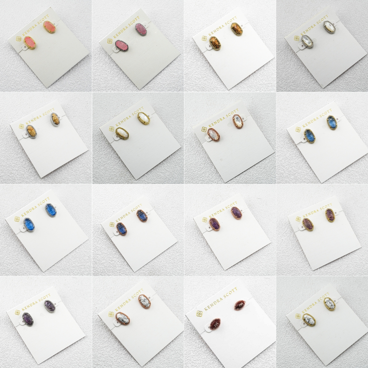 KS Brand Jewelry Gold Pendant Necklaces Designer Kendraly Necklace Jewelry Scotts Chain Elegance Oval Female Collar As Christmas Gift