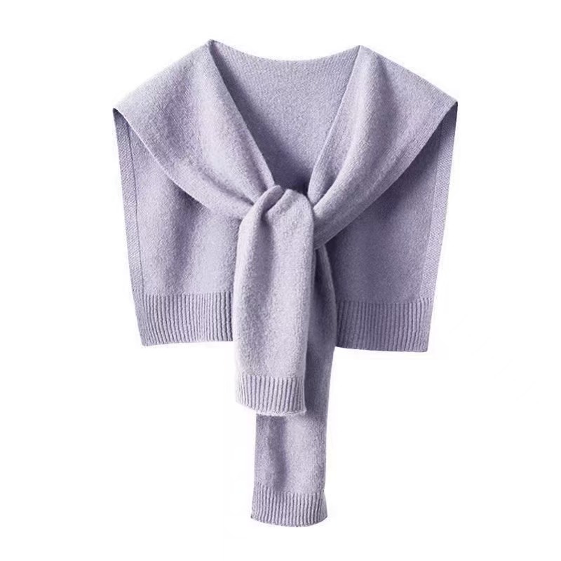 K995 Internet celebrity new style shawl outerwear women's fashion cloak outerwear knitted solid color cervical vertebra protection spring and aut