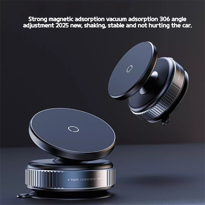 2025 New vacuum cup type car mobile phone stand magnetic car navigation special mobile phone holder K009