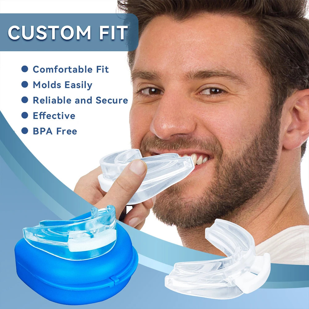 EVA AnitSnore Mouthpiece Soft Silicone Portable Snore Device That Work Sleep Stop Apnea Mouth Guard Stopper For Men Women 251031