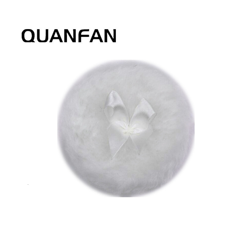 Talcum Sparkg Powder Round Bow Baby Long Heat Rash Powder Puff Long Hair Plush Beauty Sponge 230602