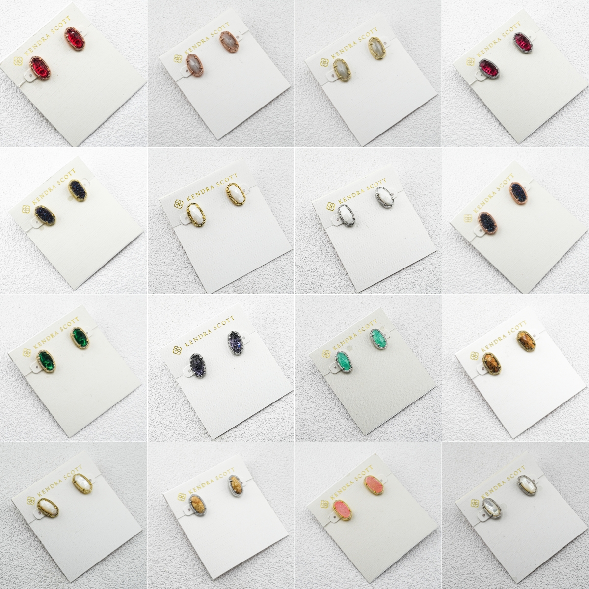 KS Brand Oval Crystal Pendant Necklaces Designer Kendraly Necklace Jewelry Scotts Chain Elegance Oval Female Collar As Christmas Gift