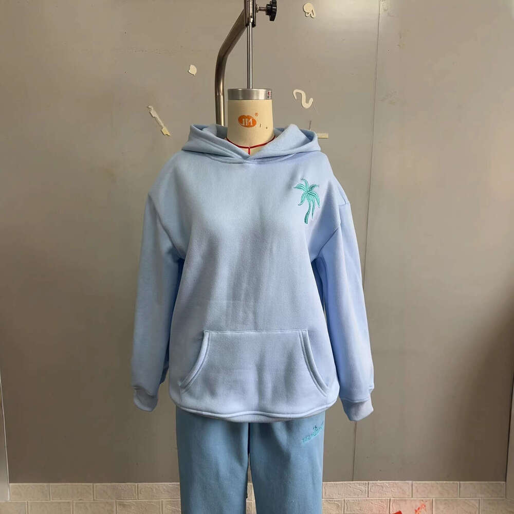 Source: European and American embroidered fleece hoodie, 2025 new casual fashion trend clothing