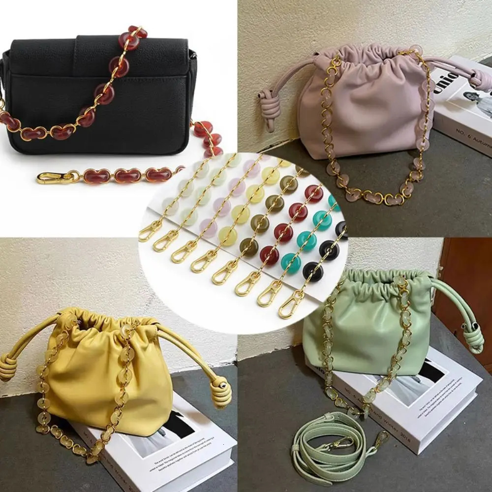 Donut Chain Bag Replacement Shoulder Strap Acrylic Resin Bag Shoulder Belt Metal Bag Chain Bag Decorative Chain 251030