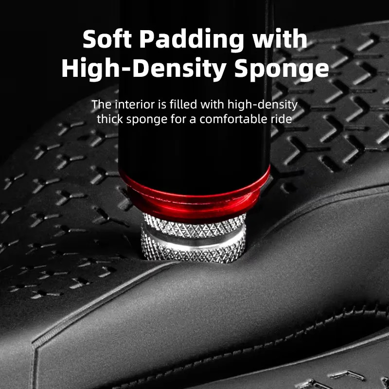 Shockproof Bicycle Seat Hollow Breathable Comfortable Bike Saddle Support for Men Women Cycling Accessories for Long Rides 251027