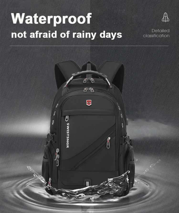 2024 Waterproof 17/20 Inch Laptop Backpack Men Airplane Travel Backpack Women Oxford Rucksack Male School Bag modern MochilaC250402
