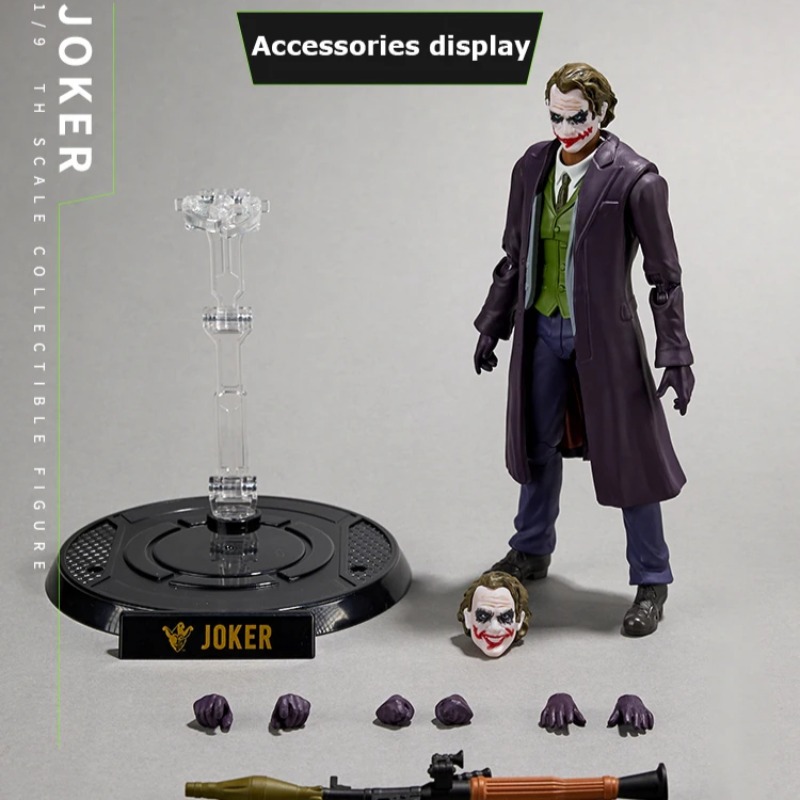 Fondjoy DC Comics Joker Batman Dark Knight 1/9 Action Figure Wholesale - Deluxe Collectible Model Kit with Movable Joints, Bulk Stock