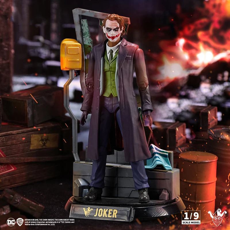 Fondjoy DC Comics Joker Batman Dark Knight 1/9 Action Figure Wholesale - Deluxe Collectible Model Kit with Movable Joints, Bulk Stock