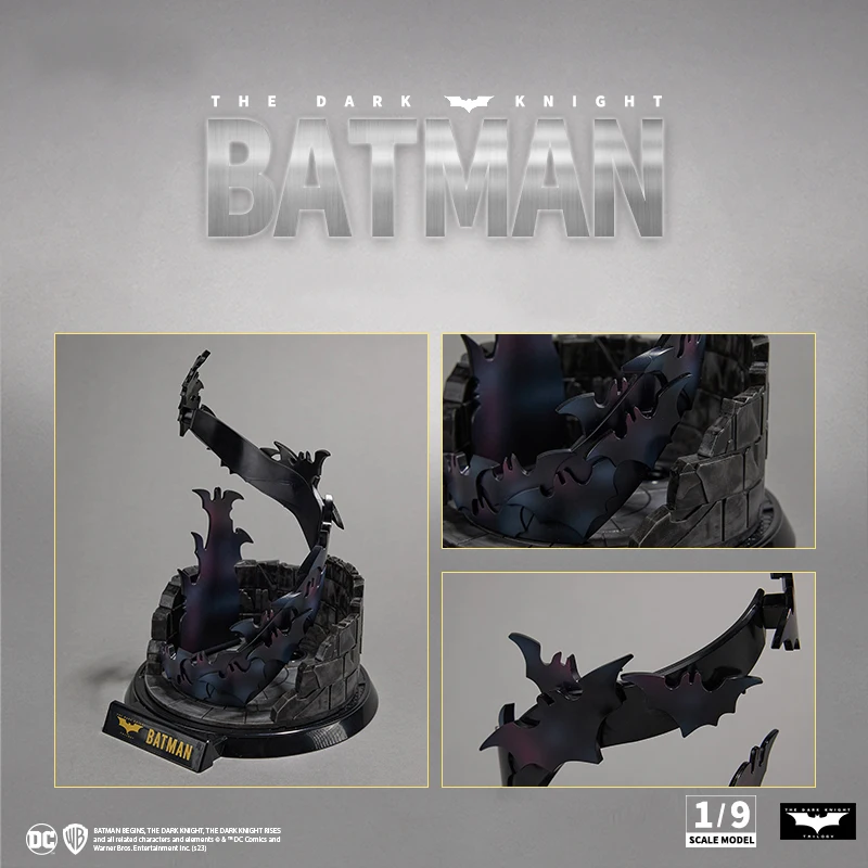 Fondjoy DC Comics Batman Deluxe Edition 1/9 Action Figure Wholesale - Collectible Model Kit with Display Base, Bulk Stock for Retailers