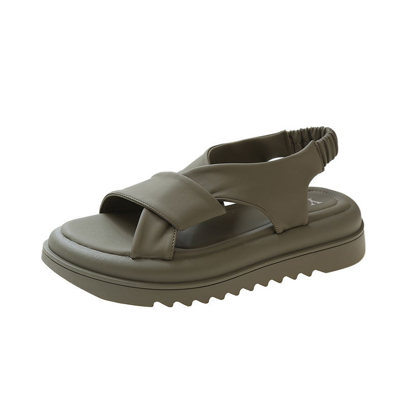 Designer Thick soled sandals free Shipping Sponge cake bottom slippers Casual single shoes Sports Sandals 2025