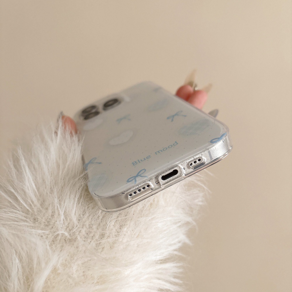 Suitable for iPhone 17 Pro Max Polka Dot Heart Bowknot Phone Case iPhone 16/15 Pro Bracelet Cartoon