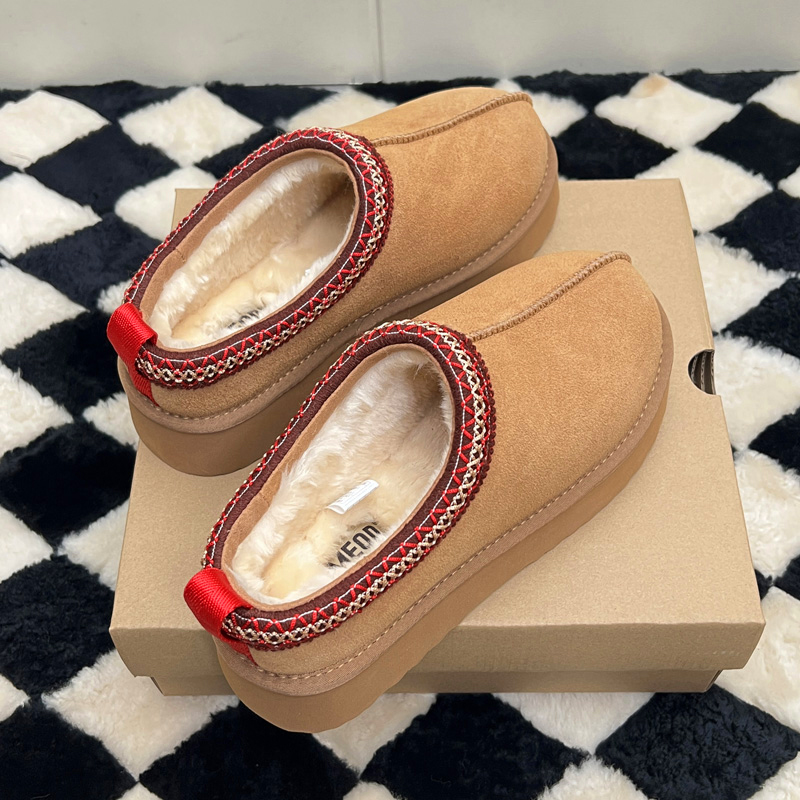 MEOD Slippers Designer Shoes Platform Slides Snow Boots Designer Womens Booties Casual Classics Chestnut Wool Slides Fluffy Leather Women Slider Top Q