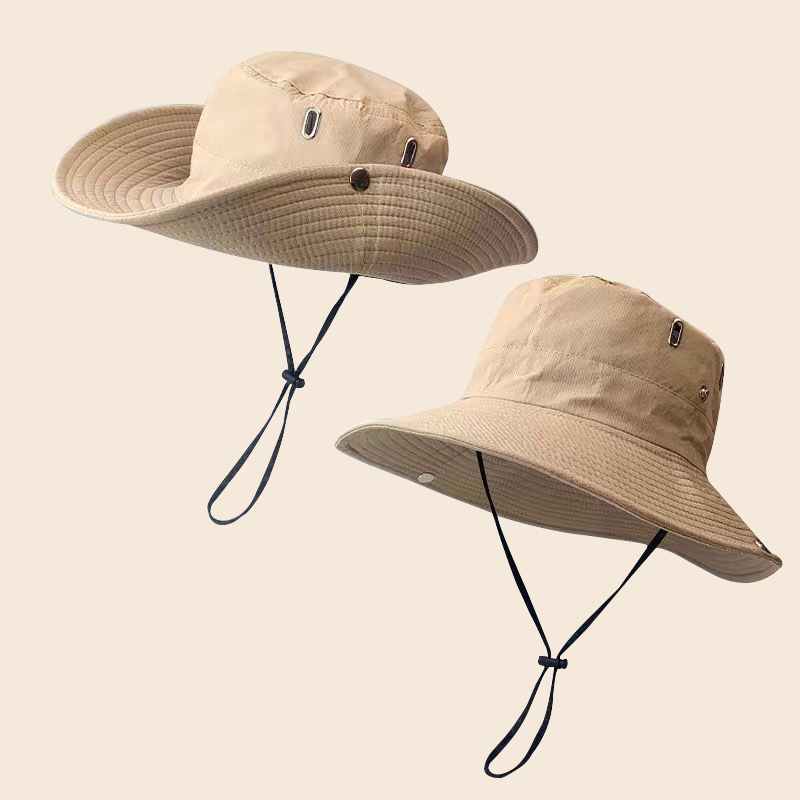 Men's and Women's Western Fisherman Hat with UV Protection for Hiking and Outdoors