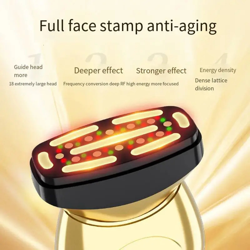 3in1 Portable Facial Massager Face Sculpting Vibration Red Light Electri Face Neck Massager Treatment Tool 251030