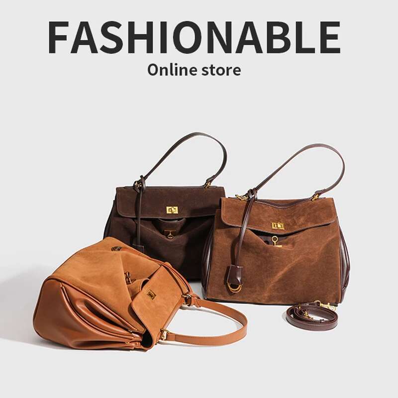 Brand Rodeo Woman Spring Autumn Leather Totes Fashion Gold Buckle Women Shoulder Handbags Crossbody Kelly Bags