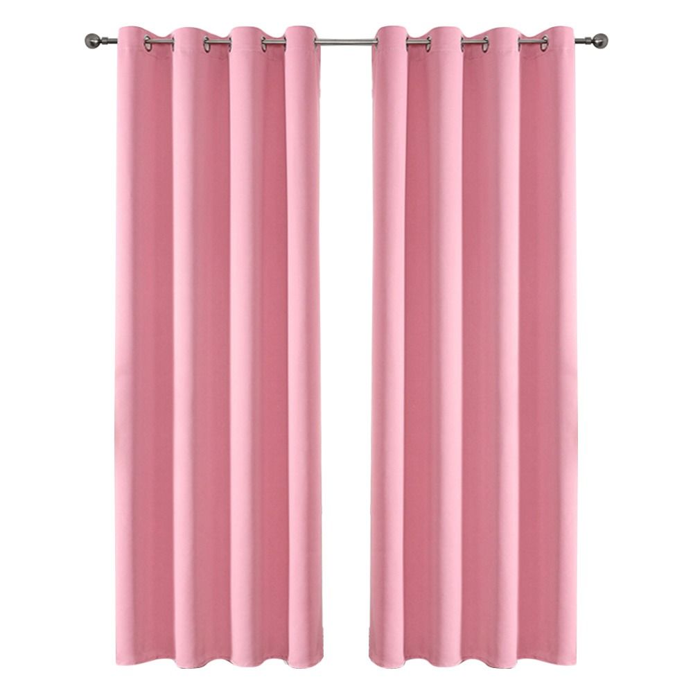 132cmx160cm Modern Solid Color Blackout Curtains for Living Room Bedroom Curtains for Window Treatment Drapes Curtain Finished Blinds