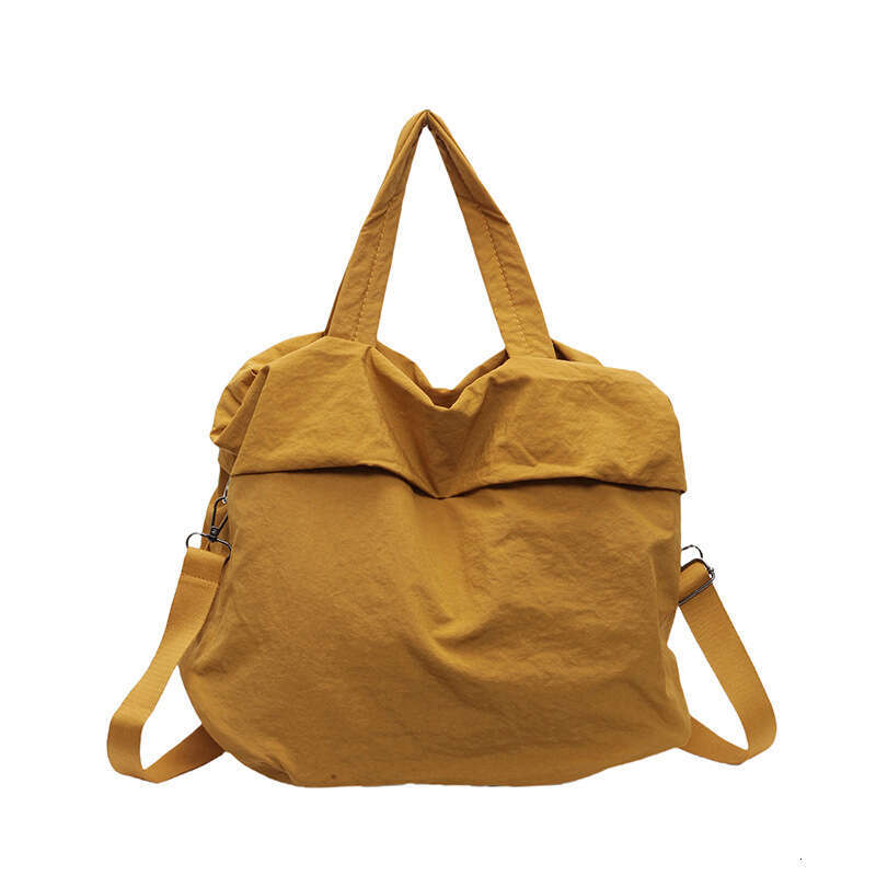 2025 NEW Korean version nylon cloth bucket women's handheld versatile large bag, internet famous, same style, stylish single shoulder crossbody b