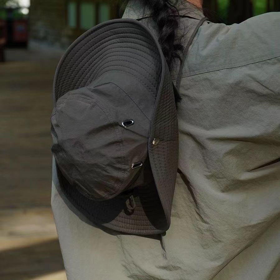 Men's and Women's Western Fisherman Hat with UV Protection for Hiking and Outdoors