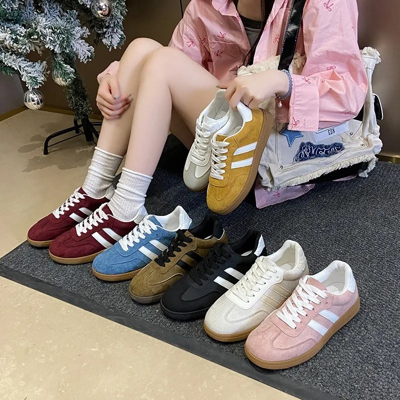 designer shoes for womens sneakers casual shoes pink black brown blue yellow grey Fashionable versatile outdoor sport shoes high quality