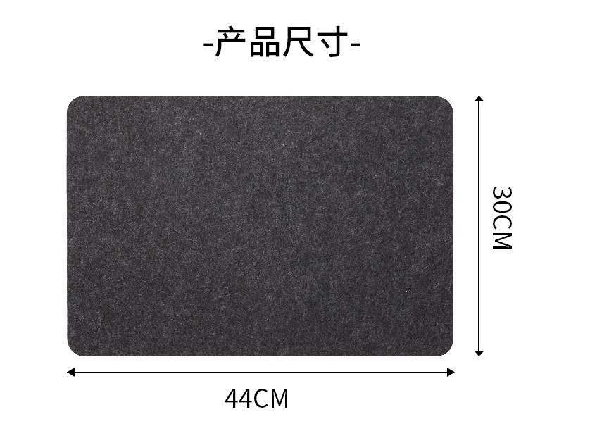 Kitchen Countertop Air Fryer Heat-resistant Mat Silicone Anti Slip Protective Placemats Desktop Coffee Machine Waterproof Pad Fabric