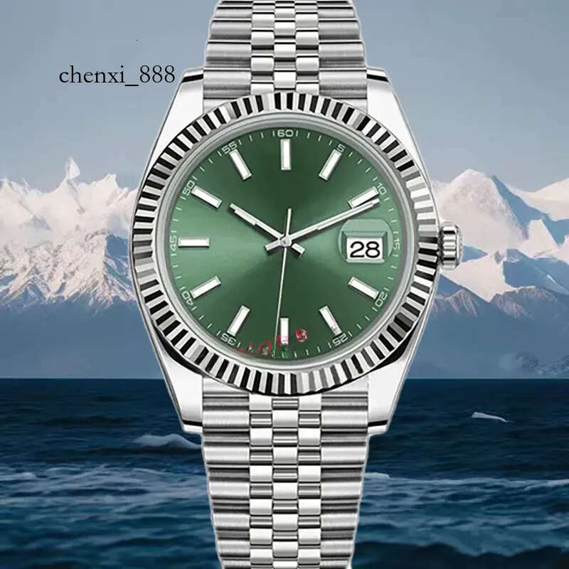 Designer Men High Quality Montello Moissanite Dual Color Classic Automatic nical Sports Mens 41MM Stainles Steel Watch 07
