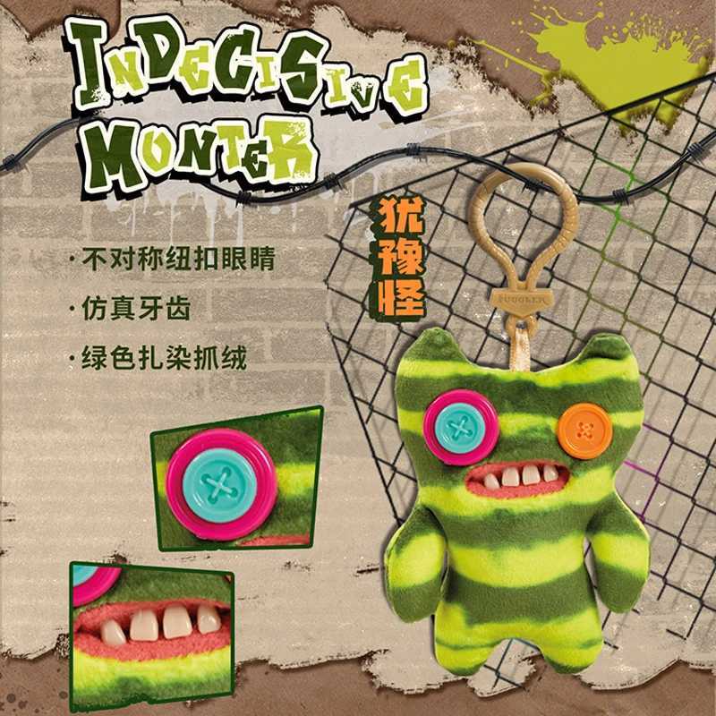 Fuggler Ugly Monster Teeth Plush Toy Spray Rabbit Plush Keychain Pendant Handbag Accessories Plush Decorative Toy W250402