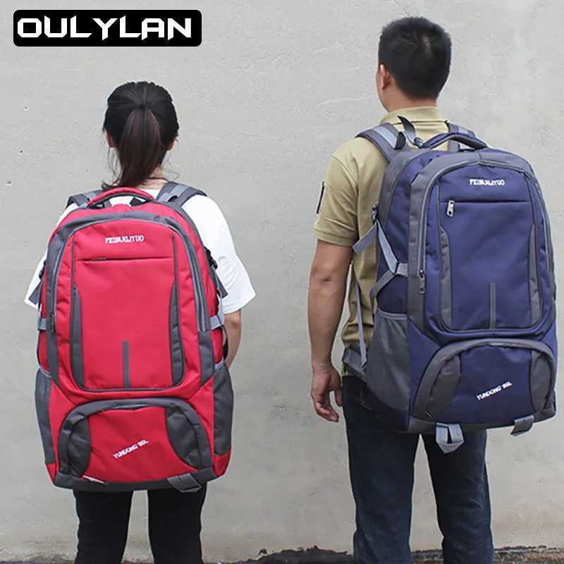 3 sizes Travel Backpack for Men Outdoor Hiking Backpack Nylon Pack Camping Bag Travel Trip Luggage Rucksack MountaineeringC250407