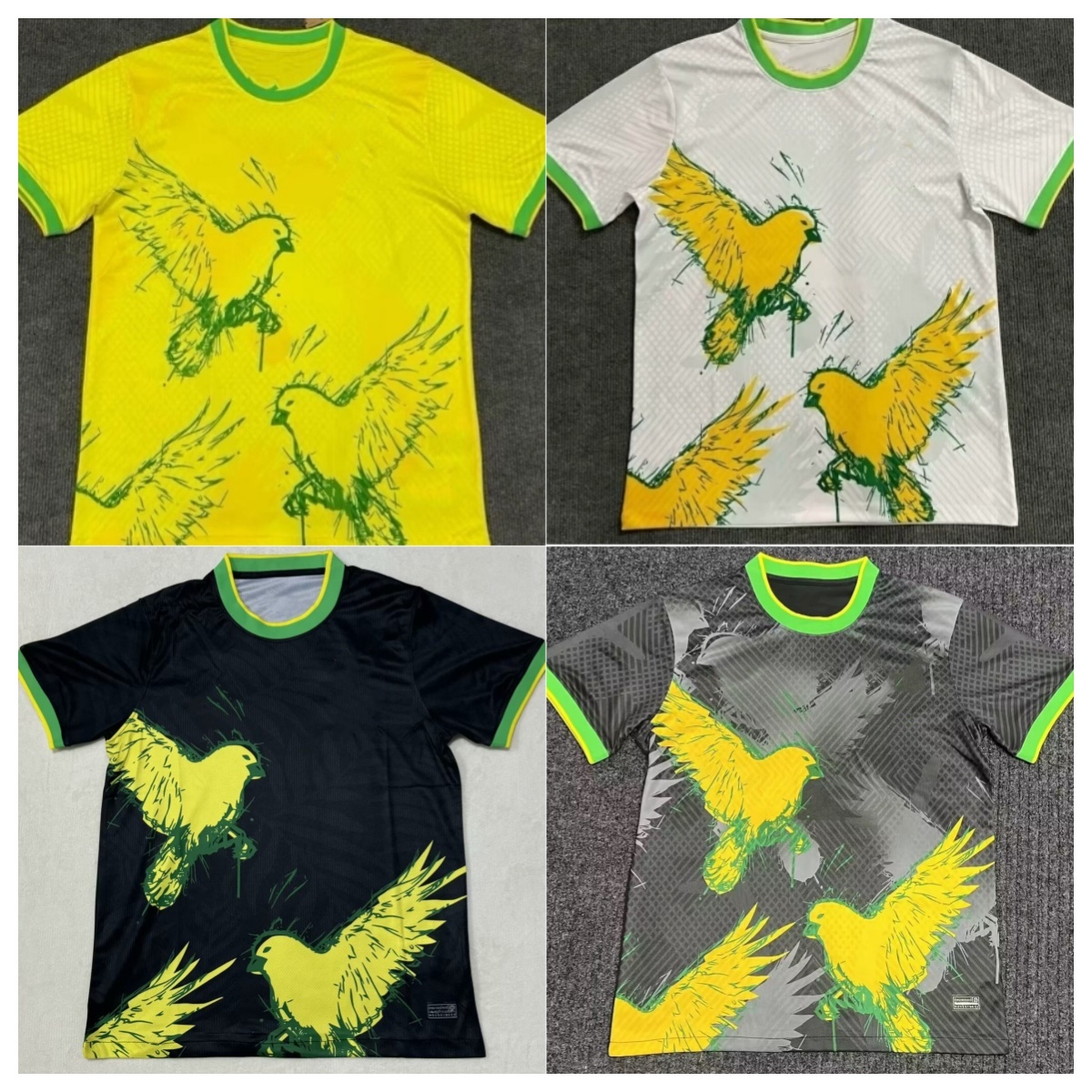 2025 2026 bRAZILS Little Bird Special Edition concept soccer jerseys 22 23 RICHARLISON NEYMAR JR JESUS VINI JR RODRYGO Training Football Shirt Men Kids kit uniform